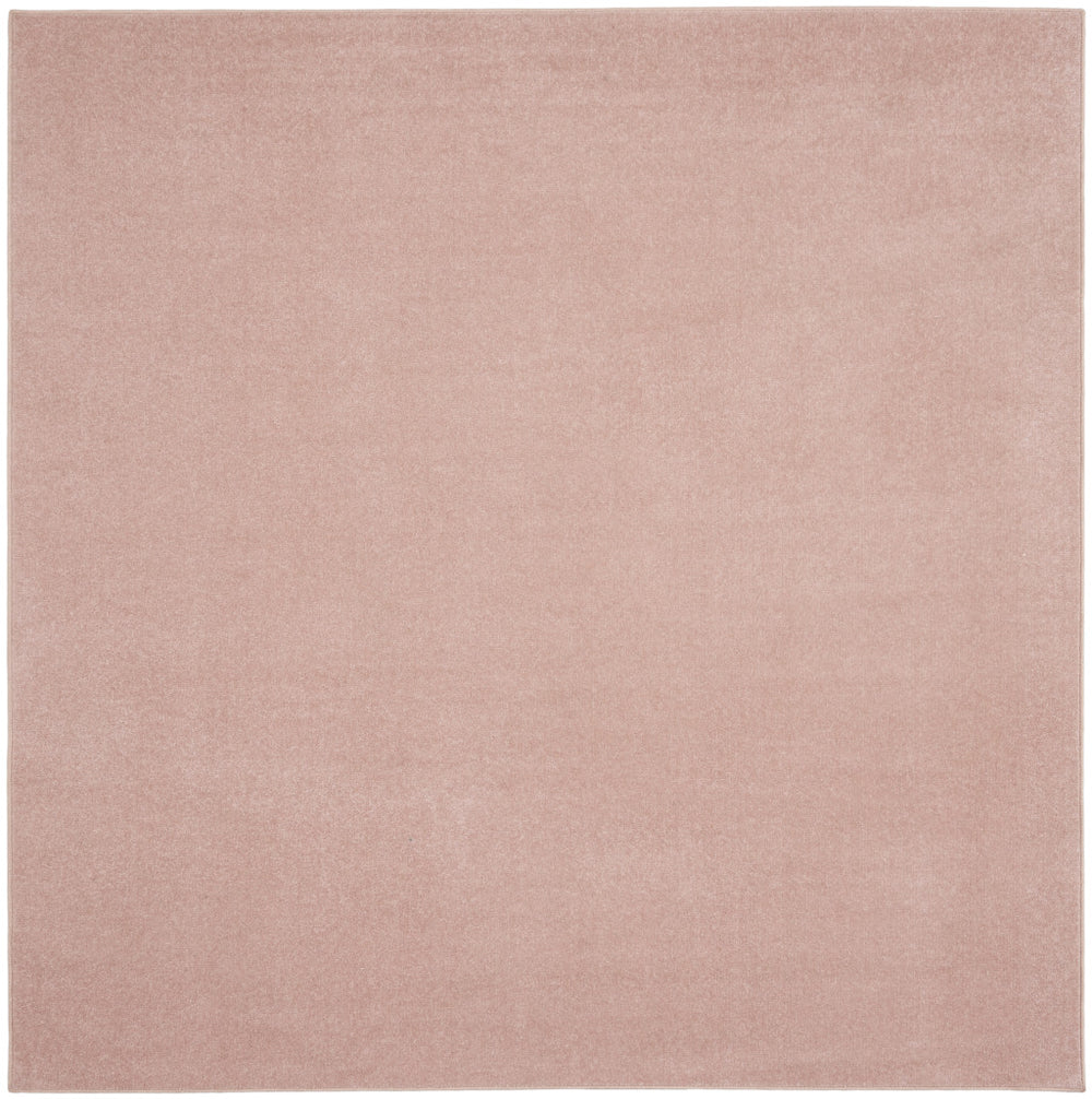 Homeroots 5' X 5' Pink Square Non Skid Indoor Outdoor Area Rug  Polypropylene 479833