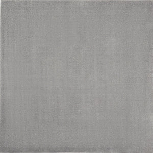 Homeroots 5' X 5' Silver Grey Square Non Skid Indoor Outdoor Area Rug  Polypropylene 479846