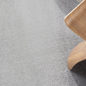 Homeroots 6' X 6' Silver Grey Round Non Skid Indoor Outdoor Area Rug  Polypropylene 479848