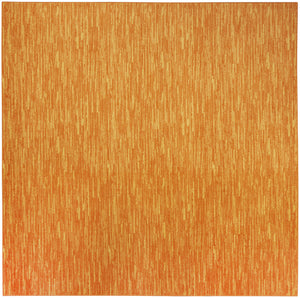 Homeroots 5' X 5' Sunburst Square Non Skid Indoor Outdoor Area Rug  Polypropylene 479858