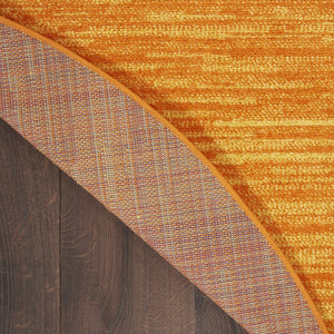 Homeroots 6' X 6' Sunburst Round Non Skid Indoor Outdoor Area Rug  Polypropylene 479860