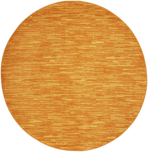 Homeroots 6' X 6' Sunburst Round Non Skid Indoor Outdoor Area Rug  Polypropylene 479860