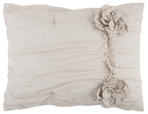 Homeroots Natural Queen 100% Cotton 300 Thread Count Machine Washable Down Alternative Comforter  100% Cotton 479878