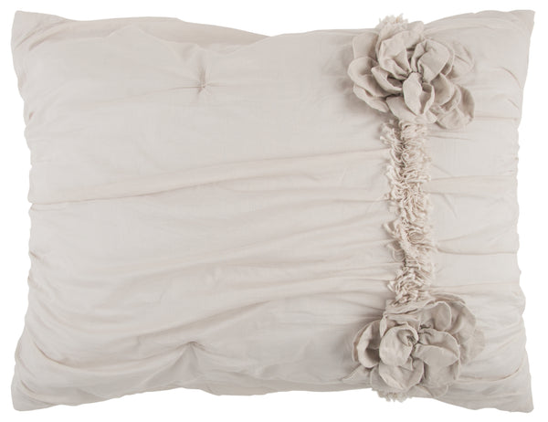 Homeroots Natural Queen 100% Cotton 300 Thread Count Machine Washable Down Alternative Comforter  100% Cotton 479878