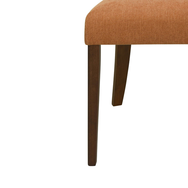 English Elm Christopher Knight Home® - Dining Chair Modern Set of 2 with Rounded Back and Upholstered Seat on Durable Rubberwood Frame Caramel,Walnut N771P254007W