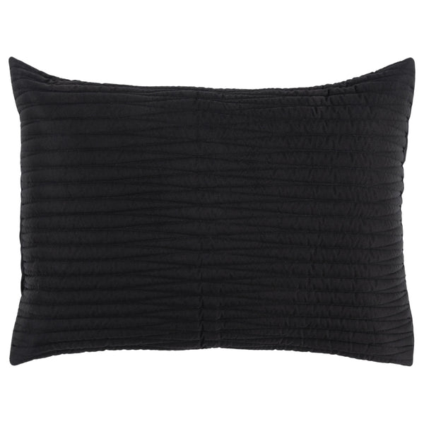 Homeroots Black King Microfiber 300 Thread Count Machine Washable Down Alternative Comforter  100% Polyester 479926