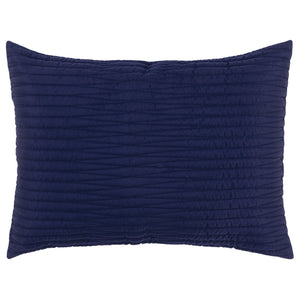 HomeRoots Indigo King Quilt - Luxurious Geometric Design, Soft Microfiber, All-Season Comfort, Easy Care! 479930