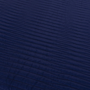 Homeroots Indigo Queen Microfiber 300 Thread Count Machine Washable Down Alternative Comforter  100% Polyester 479931