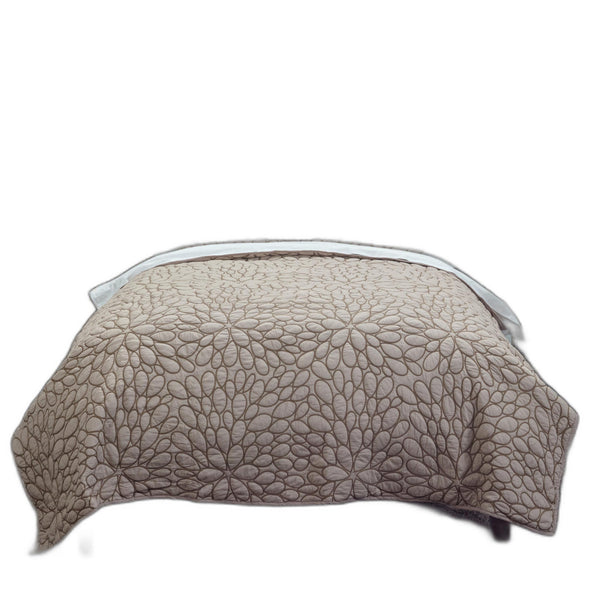 Homeroots Dark Blush King 100% Cotton 300 Thread Count Machine Washable Down Alternative Comforter  100% Cotton 479943