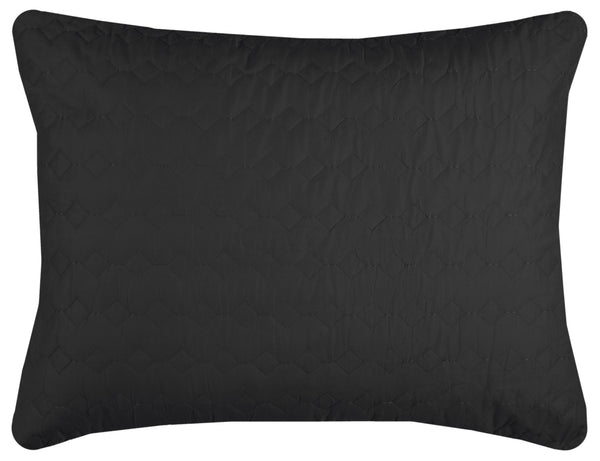 Homeroots Black Queen 100% Cotton 300 Thread Count Machine Washable Down Alternative Comforter  100% Cotton 479948