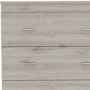 Homeroots 32" Light Gray Three Drawer Dresser  Manufactured Wood 479992