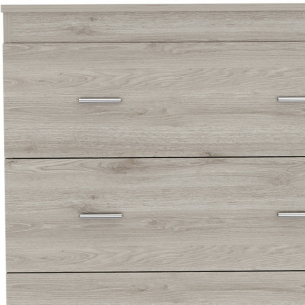 Homeroots 32" Light Gray Three Drawer Dresser  Manufactured Wood 479992