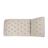 Christopher Knight Home® - Noble House - Varnell Contemporary Fabric Button Tufted Chaise Lounge