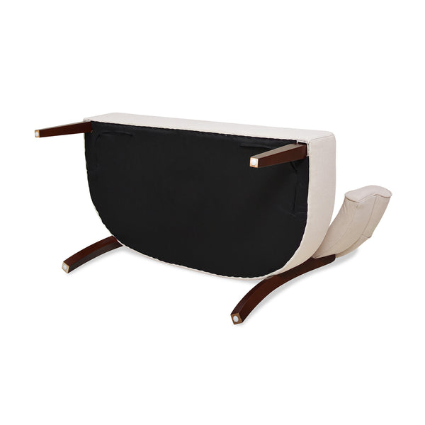 English Elm Jennifer Taylor Home - Jared Mid-Century Roll Arm Tufted Bench Settee with Kiln-Dried Frame and Plush High-Density Foam Beige B2719P238284