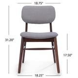 Christopher Knight Home® - Noble House - Colette Mid-Century Modern Dining Chairs (Set of 2)