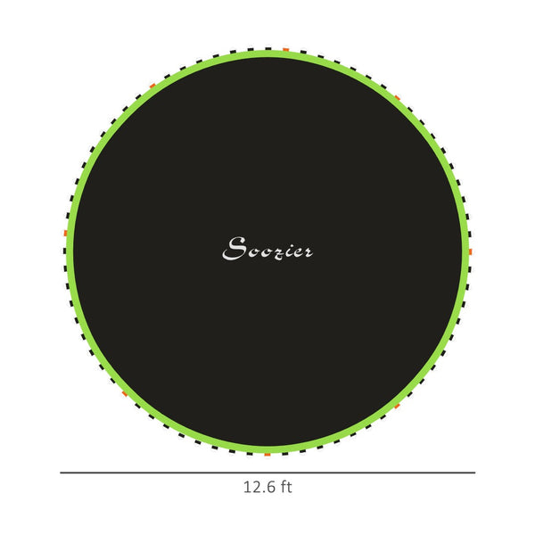 English Elm Soozier 14 Foot Round Trampoline Replacement Mat Uv Polypropylene 80 V-rings W2225P200525