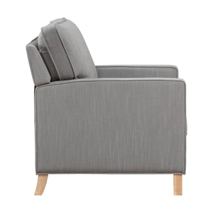 English Elm Classic Striped 3 Piece Living Room Set with Sofa Loveseat and Push Back Recliner B011S01554