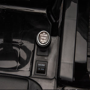 English Elm Licensed Land Rover Defender Ride on Car 24v Dual Motor with Parental Remote Black W1578P339065