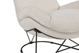 OSP Home Furnishings Ryedale Lounge Chair Cream