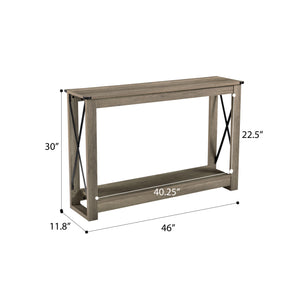 English Elm Wallace & Bay - Wallace & Bay  Grant Tan Sofa Table