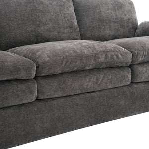 English Elm Cozy Oversized Upholstered Sofa Set - Plush Comfort With Double Cushion Support For Modern Living Rooms N719S001921E