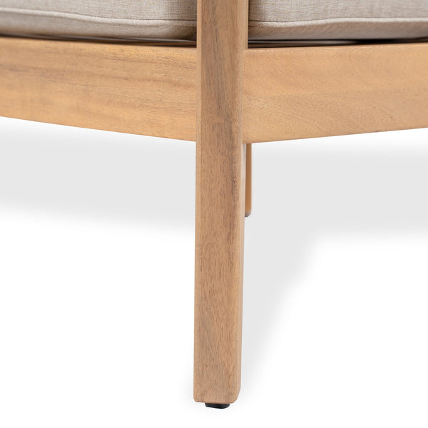 English Elm Christopher Knight Home® - Mallorca Acacia Wood Club Chair With Plush Cushion – Stylish Outdoor Seating For Patios & Gardens N775P263954T