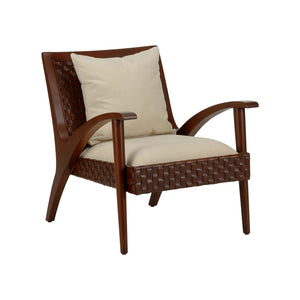 Drew Leather Chair Brown 385906 Chelsea House