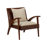 Drew Leather Chair Brown 385906 Chelsea House