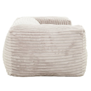 English Elm 71" Corduroy Memory Foam Bean Bag Sofa with Armrest — Plush 71L x36W Lounger for Kids, Teens & Adults B011P206733