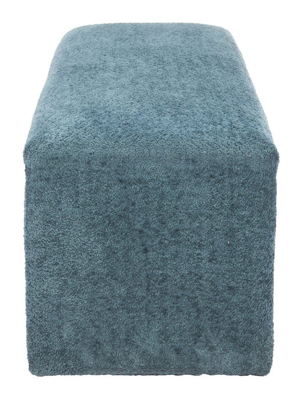 Zuo Modern Scatola Bench Blue - Stylish Modern Design In High-quality Fabric For Versatile Home Décor Solutions Blue 100% Polyester,Plywood,Rubberwood 110471-zuo-modern