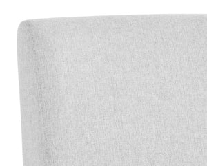 Sunpan Dean Office Chair - Modern Faux Leather Design with Stylish Stainless Steel Base for Effortless Elegance Brushed Brass / Ernst Silverstone