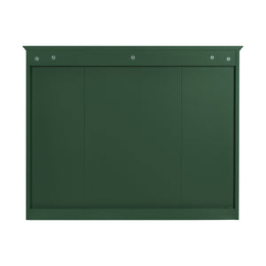 English Elm 36'' Modern Bathroom Vanity With Mirror Cabinet, Soft-Close Doors & Spacious Drawers For Storage SW000134AAF-1