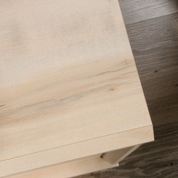 English Elm Night Stand, Compact Brown Nightstand With Open Shelf And Drawer For Small Spaces And Dorm Rooms B356P402699