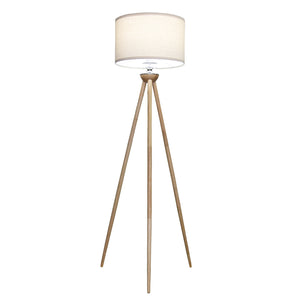 English Elm Ashcroft Furniture - Tall Wooden Strip Floor Lamp - Energy-Efficient Led Light For Modern Living Room & Office Spaces B183P315094
