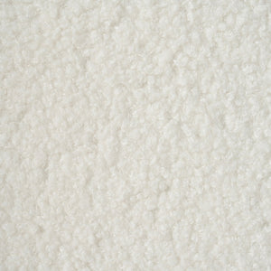 English Elm Christopher Knight Home® - Oversized Teddy Velvet Accent Chair with Curved Armrests, Tufted Mid-Century Design and Walnut Legs White N765P189679W