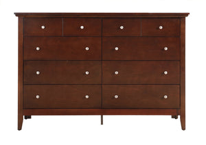 English Elm Hammond Elegant Silver Champagne Dresser with Dovetail Drawers, Soft-Close Hardware, Durable Veneer Finish Cappuccino 41 L x 63 W x 21 H B078108318