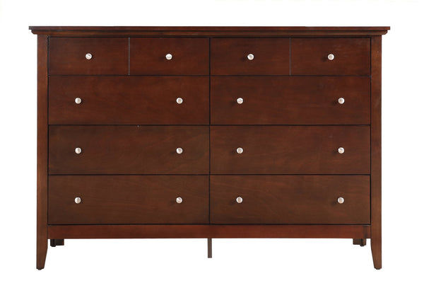 English Elm Hammond Elegant Silver Champagne Dresser with Dovetail Drawers, Soft-Close Hardware, Durable Veneer Finish Cappuccino 41 L x 63 W x 21 H B078108318