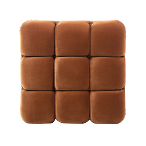English Elm Marcel Bubble Cocktail Ottoman Plush Velvet Seating for Modern Living Rooms B2719P280170