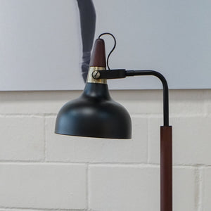 English Elm Ashcroft Furniture - New Compact Modern Desk Lamp - Stylish Black Cone Shade For Bedside, Study, Reading & Office Use B183P315124