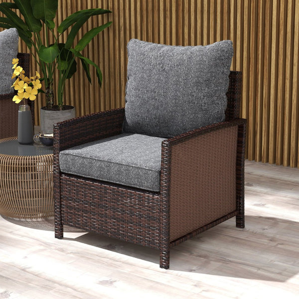 English Elm Outsunny 4-Piece Patio Cushion Set With Back Pillows - Durable, Stylish, And Comfortable Outdoor Seating W2225P174521-GIGA