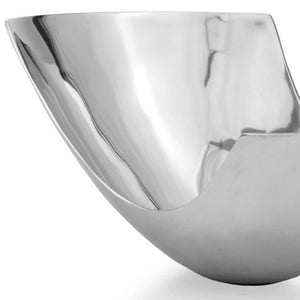 Homeroots 12" Mod Aluminum Scoop Centerpiece Bowl   480005