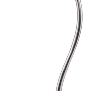 Homeroots 21" Red And Silver Aluminum Tabletop Sculpture  Aluminum 480033