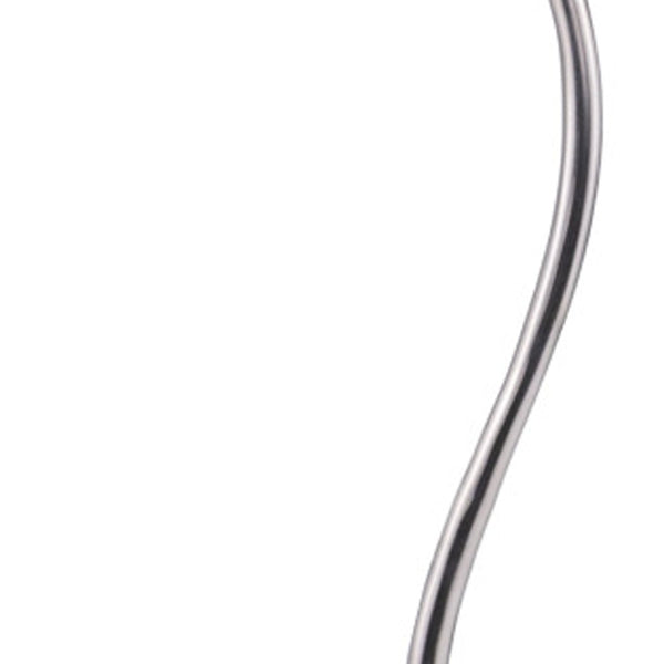 Homeroots 21" Red And Silver Aluminum Tabletop Sculpture  Aluminum 480033