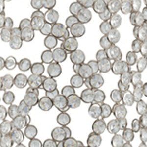 Homeroots 32" Silver Bling Faux Crystal Abstract Twigs Barrel Floor Vase  Crystal Glass 480048