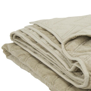Natural Queen Cotton 300tc Breathable Down Alternative Comforter for All Seasons