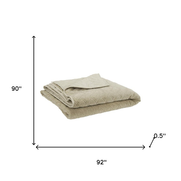 Natural Queen Cotton 300tc Breathable Down Alternative Comforter for All Seasons