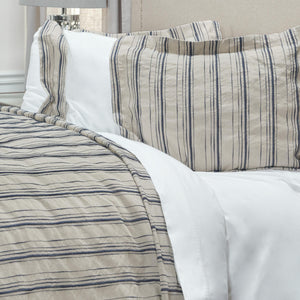 Homeroots Natural King Linen 300 Thread Count Dry Clean Only Duvet Cover  100% Linen 480087