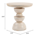 Bilanka Accent Table Natural 110235 Zuo Modern