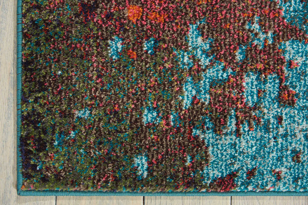 Homeroots 4' X 6' Atlantic Abstract Power Loom Non Skid Area Rug  Polypropylene 480170