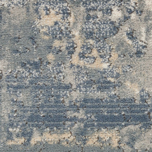 HomeRoots 5' Abstract Grey and Beige Area Rug – Soft, Non-Skid, Power-Loomed Design for Modern Living Spaces 5' X 7' 480244